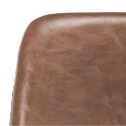 Fletcher Brown/Chrome Swivel Office Chair by SAFAVIEH -Safavieh Sales Store brown chrome safavieh task chairs och7501a 1f 1000