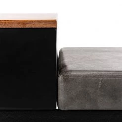 Maruka Brown/Gray Storage Bench by SAFAVIEH -Safavieh Sales Store brown gray safavieh bedroom benches bch6401a 66 1000