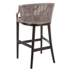 Brando 28 in. Brown Cushioned Bar Stool by SAFAVIEH -Safavieh Sales Store brown mahogany safavieh bar stools sea4014a 1f 1000