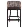 Brando 28 in. Brown Cushioned Bar Stool by SAFAVIEH 1 Brando 28 in. Brown Cushioned Bar Stool by SAFAVIEH -Safavieh Sales Store brown mahogany safavieh bar stools sea4014a 64 1000