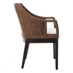 Enrico Brown Accent Chair by SAFAVIEH -Safavieh Sales Store brown safavieh accent chairs sea4016a 1f 1000