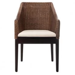 Enrico Brown Accent Chair by SAFAVIEH
