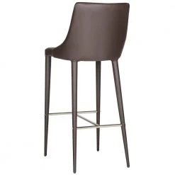 Summerset 29.9 in. Brown Cushioned Bar Stool by SAFAVIEH -Safavieh Sales Store brown safavieh bar stools fox2016d 1f 1000