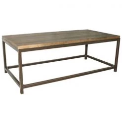 Alec 48 in. Brown Wood Coffee Table by SAFAVIEH -Safavieh Sales Store brown safavieh coffee tables amh6545a 4f 1000