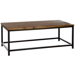 Alec 48 in. Brown Wood Coffee Table by SAFAVIEH -Safavieh Sales Store brown safavieh coffee tables amh6545a c3 1000