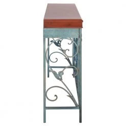 Cynthia 42 in. Brown Wood Console Table by SAFAVIEH -Safavieh Sales Store brown safavieh console tables amh4055a 66 1000