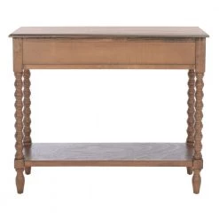 Athena Brown 2-Drawer Console Table by SAFAVIEH -Safavieh Sales Store brown safavieh console tables cns5702c 4f 1000