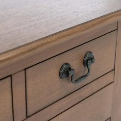 Athena 3-Drawer Brown Wood Console Table by SAFAVIEH -Safavieh Sales Store brown safavieh console tables cns5703c 76 1000