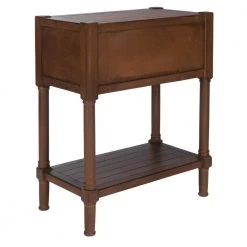 Filbert 23.5 in. Brown 3-Drawer Console Table by SAFAVIEH -Safavieh Sales Store brown safavieh console tables cns5717c 1f 1000