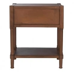 Filbert 23.5 in. Brown 3-Drawer Console Table by SAFAVIEH -Safavieh Sales Store brown safavieh console tables cns5717c 4f 1000