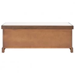 Landers 47 in. 3-Drawer Brown/Off-White Entryway Bench by SAFAVIEH 23 Landers 47 in. 3-Drawer Brown/Off-White Entryway Bench by SAFAVIEH -Safavieh Sales Store brown safavieh dining benches bch5703c 1f 1000