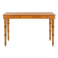 Noely 47 in. 1-Drawer Brown Writing Desk by SAFAVIEH