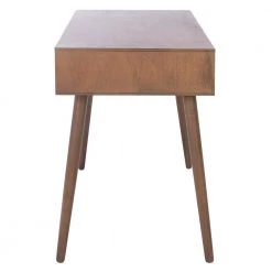 Remy 42 in. Brown 1-Drawer Wood Writing Desk by SAFAVIEH -Safavieh Sales Store brown safavieh writing desks dsk5700c c3 1000