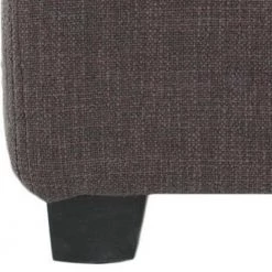 Harrison Charcoal Brown Storage Ottoman by SAFAVIEH -Safavieh Sales Store charcoal brown black safavieh ottomans hud8233g 76 1000