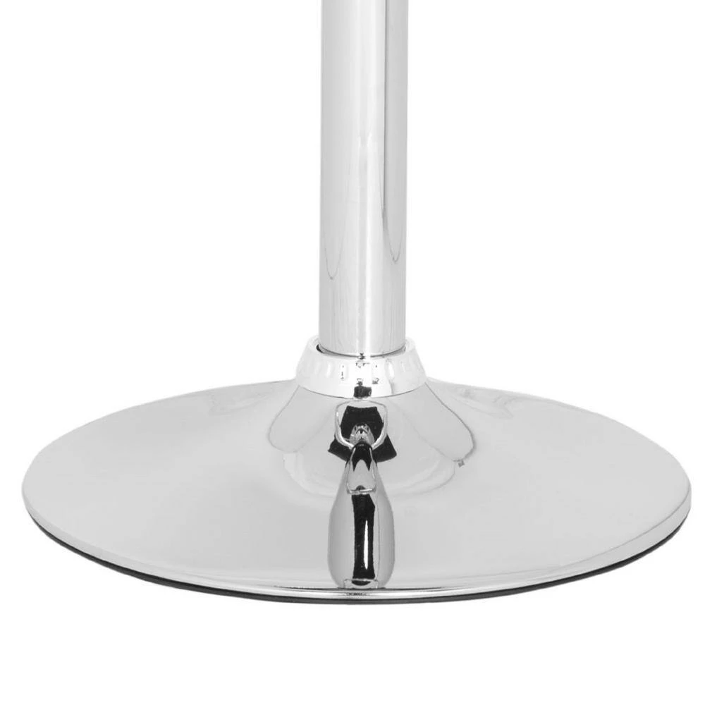 Jude Purple/Chrome Adjustable Height Swivel Cushioned Bar Stool by SAFAVIEH 9 Jude Purple/Chrome Adjustable Height Swivel Cushioned Bar Stool by SAFAVIEH - Image 7