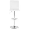 Magda White/Chrome Adjustable Height Swivel Cushioned Bar Stool by SAFAVIEH -Safavieh Sales Store chrome white safavieh bar stools fox7513a 64 1000
