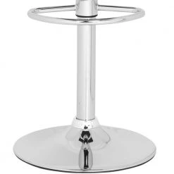 Magda White/Chrome Adjustable Height Swivel Cushioned Bar Stool by SAFAVIEH -Safavieh Sales Store chrome white safavieh bar stools fox7513a c3 1000
