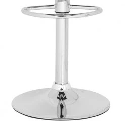 Arissa White/Chrome Adjustable Height Swivel Cushioned Bar Stool by SAFAVIEH -Safavieh Sales Store chrome white safavieh bar stools fox7519a 44 1000