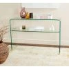 Hollis 44 in. Clear/Glass Console Table by SAFAVIEH -Safavieh Sales Store clear safavieh console tables fox6013a 64 1000