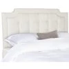 Sapphire White/Cream Queen Upholstered Headboard by SAFAVIEH -Safavieh Sales Store cream safavieh headboards mcr4047h q 64 1000