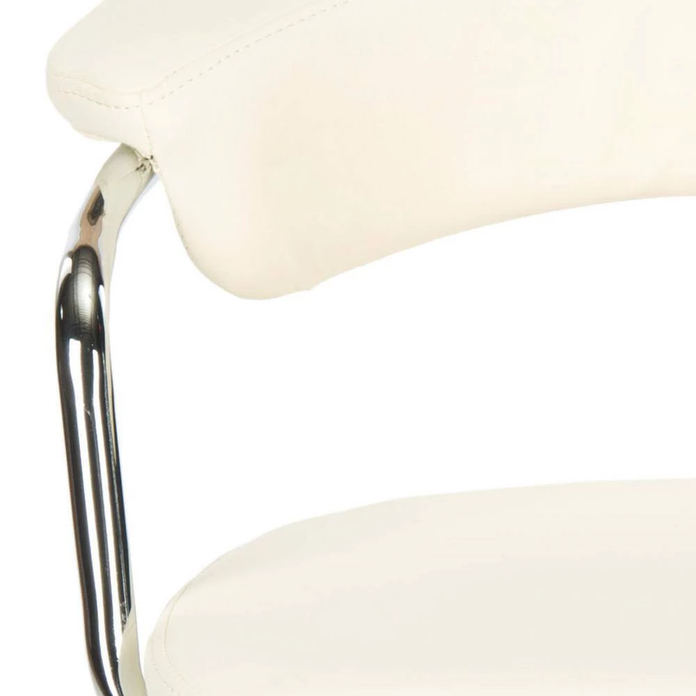 Pier White/Cream Office Chair by SAFAVIEH 6 Pier White/Cream Office Chair by SAFAVIEH - Image 4