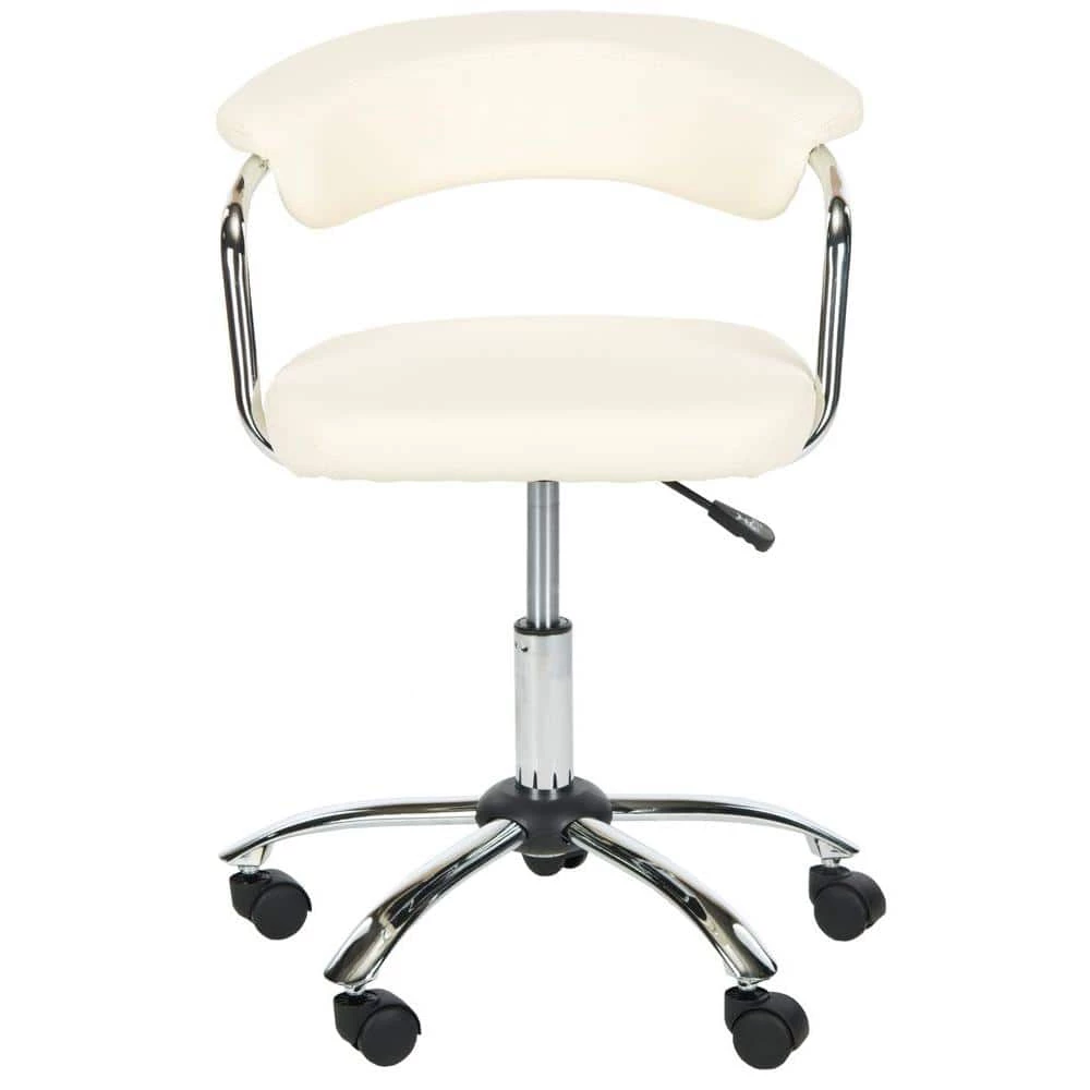 Pier White/Cream Office Chair by SAFAVIEH 3 Pier White/Cream Office Chair by SAFAVIEH