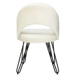 Jora Off-White/Black Side Chair (Set of 2) by SAFAVIEH 24 Jora Off-White/Black Side Chair (Set of 2) by SAFAVIEH -Safavieh Sales Store cream velvet matte black safavieh dining chairs fox6296d set2 44 1000