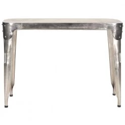 Classic 43 in. Silver Metal Console Table by SAFAVIEH