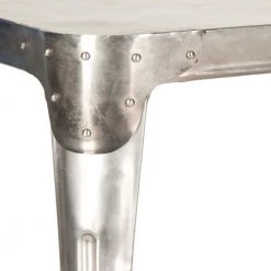 Weston Dark Silver Dining Table by SAFAVIEH 15 Weston Dark Silver Dining Table by SAFAVIEH -Safavieh Sales Store dark antique silver safavieh kitchen dining tables fox7204a 1f 1000