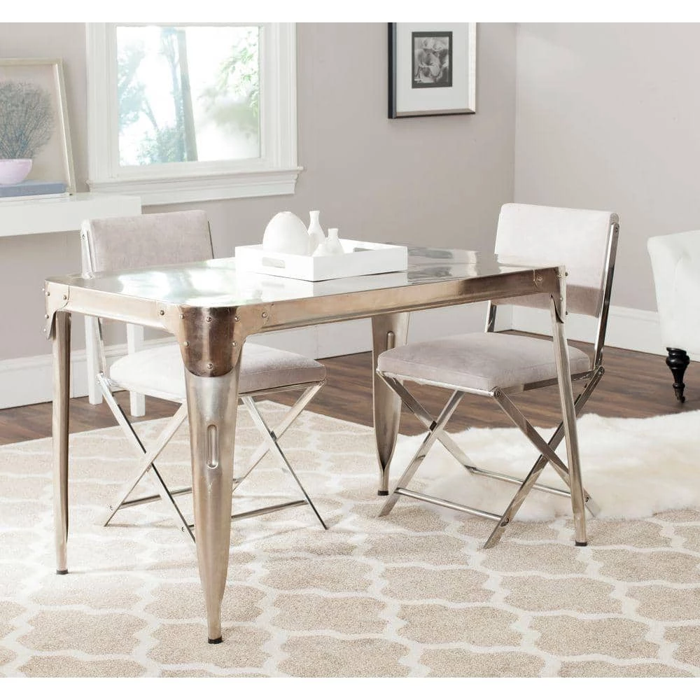 Weston Dark Silver Dining Table by SAFAVIEH 10 Weston Dark Silver Dining Table by SAFAVIEH - Image 8