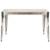 Weston Dark Silver Dining Table by SAFAVIEH -Safavieh Sales Store dark antique silver safavieh kitchen dining tables fox7204a 64 1000