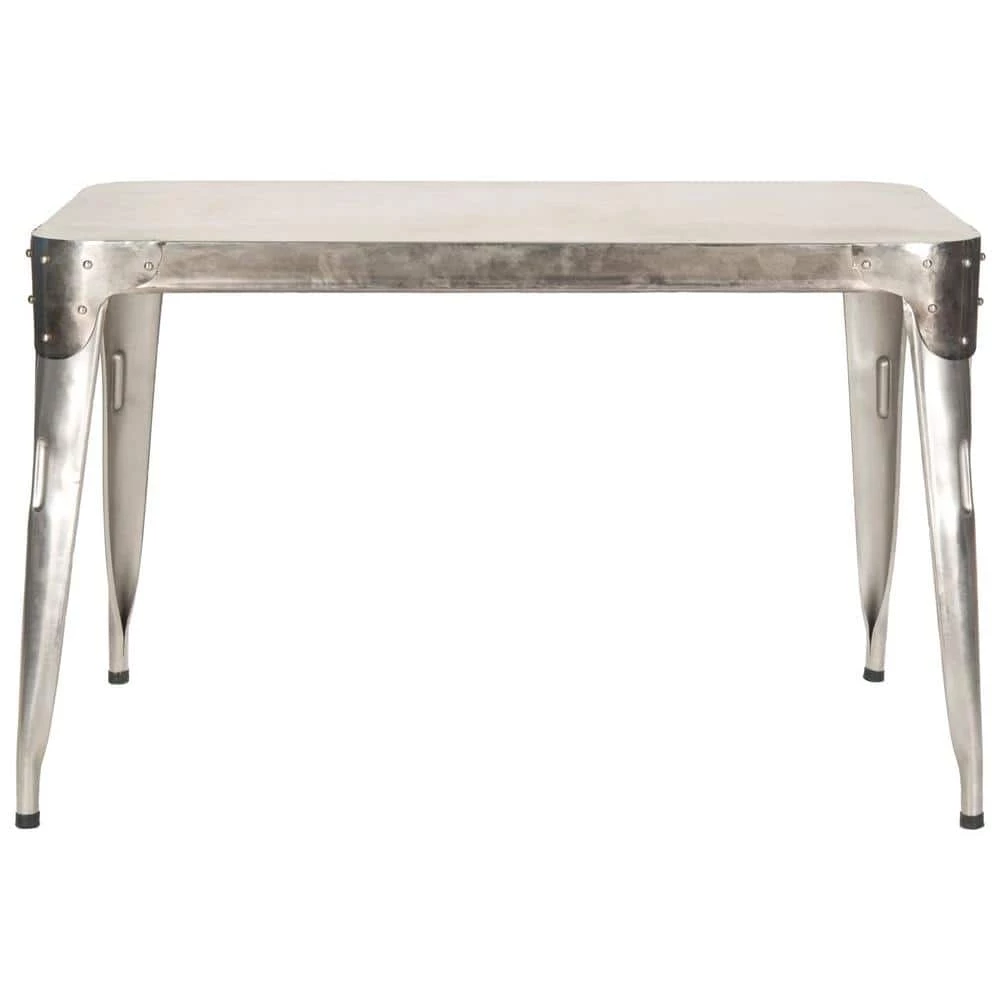 Weston Dark Silver Dining Table by SAFAVIEH 3 Weston Dark Silver Dining Table by SAFAVIEH