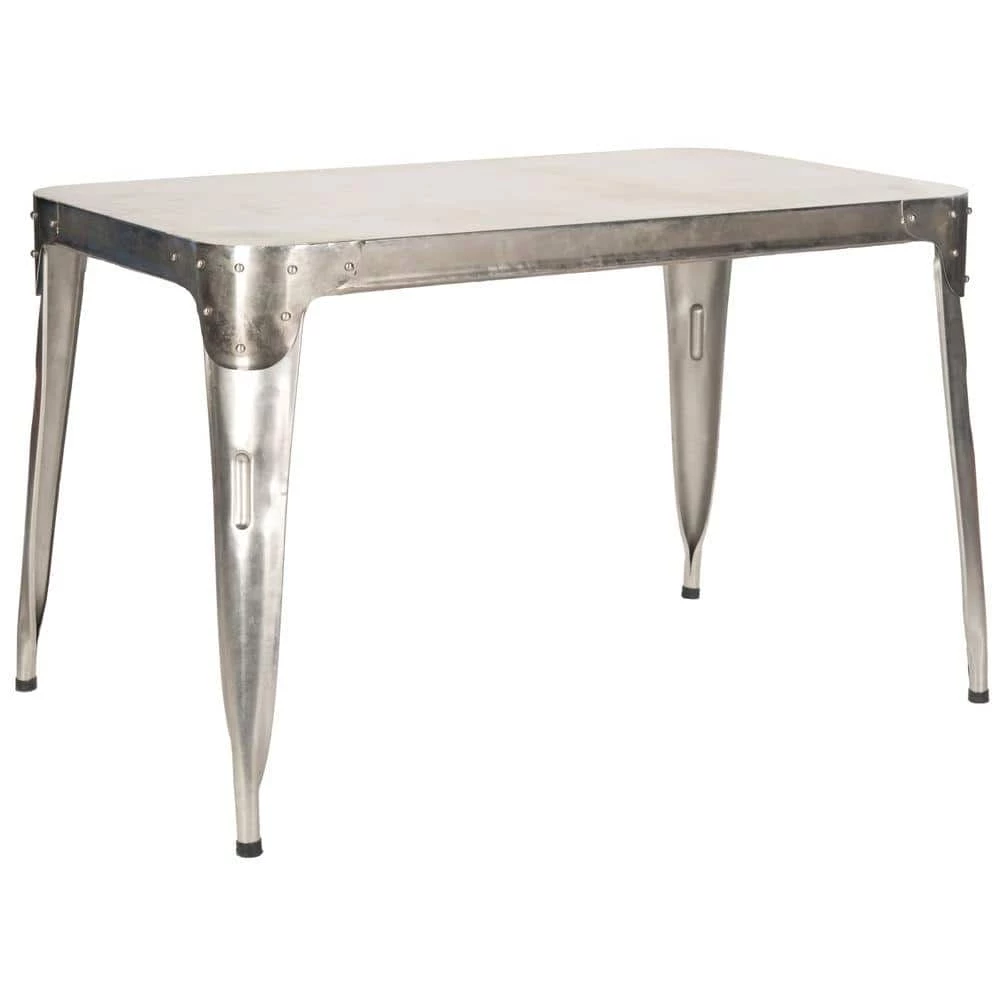Weston Dark Silver Dining Table by SAFAVIEH 4 Weston Dark Silver Dining Table by SAFAVIEH - Image 2