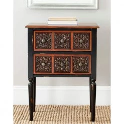 Kenneth Dark Brown Side Table by SAFAVIEH -Safavieh Sales Store dark brown safavieh end side tables amh4052a 31 1000