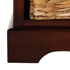 Herman 6-Drawer Red Nightstand Chest by SAFAVIEH 17 Herman 6-Drawer Red Nightstand Chest by SAFAVIEH -Safavieh Sales Store dark cherry safavieh accent cabinets amh5702d 1d 1000