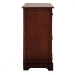 Herman 6-Drawer Red Nightstand Chest by SAFAVIEH 22 Herman 6-Drawer Red Nightstand Chest by SAFAVIEH -Safavieh Sales Store dark cherry safavieh accent cabinets amh5702d 1f 1000