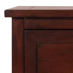 Herman 6-Drawer Red Nightstand Chest by SAFAVIEH 25 Herman 6-Drawer Red Nightstand Chest by SAFAVIEH -Safavieh Sales Store dark cherry safavieh accent cabinets amh5702d 76 1000