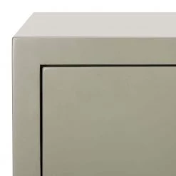 Blaize 3-Drawer Gray/Black Nightstand Chest by SAFAVIEH -Safavieh Sales Store dark gray black safavieh chest of drawers chs6601a fa 1000