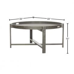 Cursten 33 in. Dark Gray Wood Coffee Table by SAFAVIEH 13 Cursten 33 in. Dark Gray Wood Coffee Table by SAFAVIEH -Safavieh Sales Store dark gray safavieh coffee tables fox4231a 40 1000
