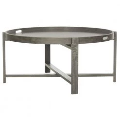 Cursten 33 in. Dark Gray Wood Coffee Table by SAFAVIEH 14 Cursten 33 in. Dark Gray Wood Coffee Table by SAFAVIEH -Safavieh Sales Store dark gray safavieh coffee tables fox4231a c3 1000