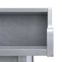 Wrigley 47.2 in. Gray Wood Writing Desk by SAFAVIEH -Safavieh Sales Store dark gray safavieh writing desks dsk1400a 77 1000