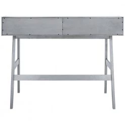 Wrigley 47.2 in. Gray Wood Writing Desk by SAFAVIEH -Safavieh Sales Store dark gray safavieh writing desks dsk1400a c3 1000