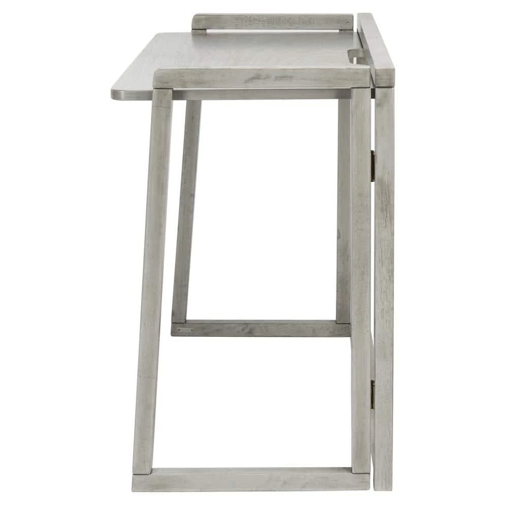 Osgood 38.2 in. Gray Wood Writing Desk by SAFAVIEH 10 Osgood 38.2 in. Gray Wood Writing Desk by SAFAVIEH - Image 8