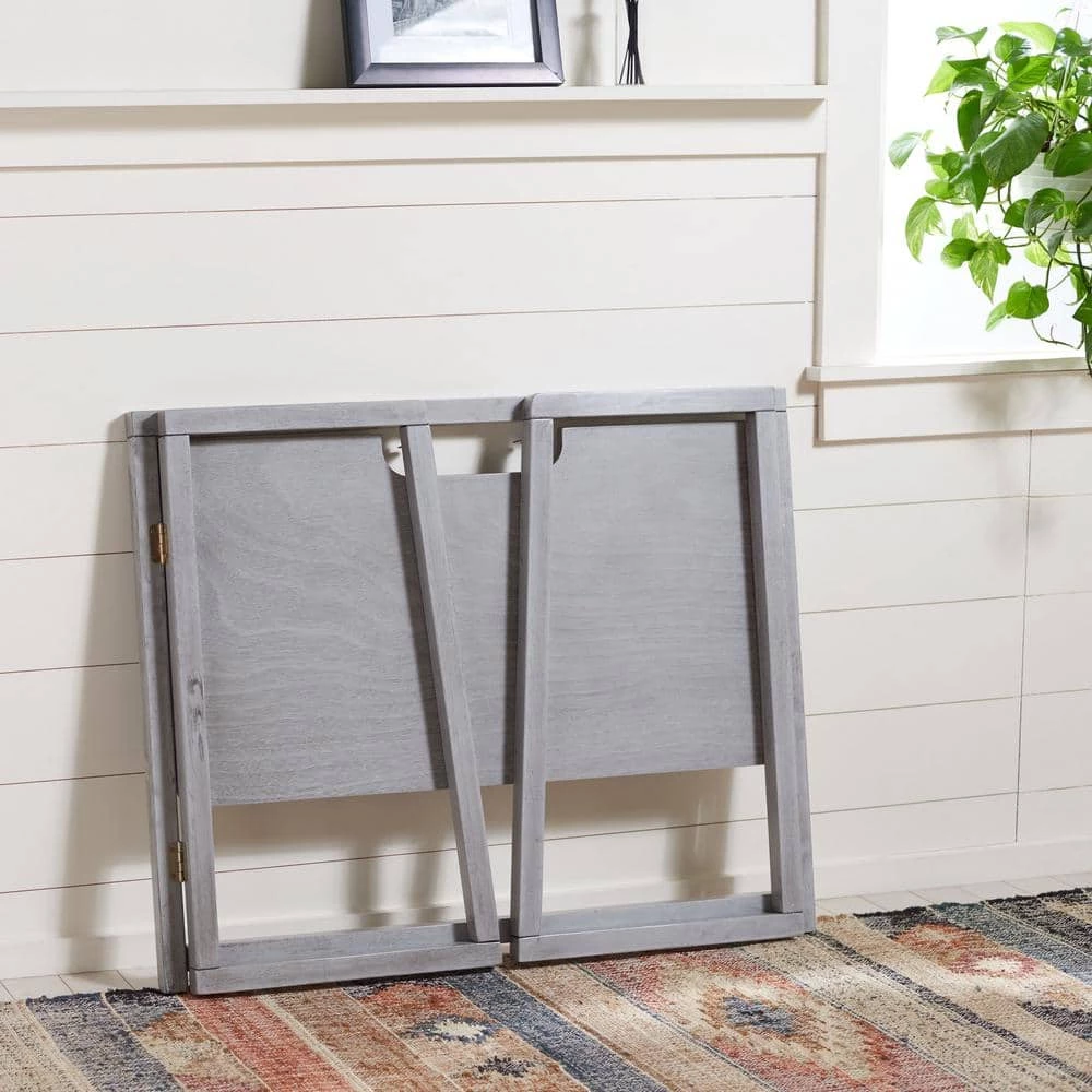 Osgood 38.2 in. Gray Wood Writing Desk by SAFAVIEH 13 Osgood 38.2 in. Gray Wood Writing Desk by SAFAVIEH - Image 11