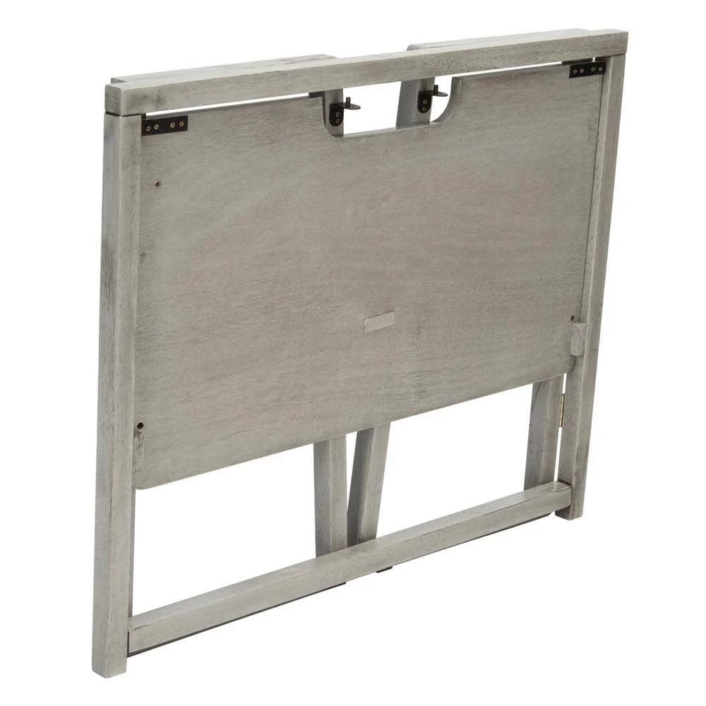 Osgood 38.2 in. Gray Wood Writing Desk by SAFAVIEH 9 Osgood 38.2 in. Gray Wood Writing Desk by SAFAVIEH - Image 7