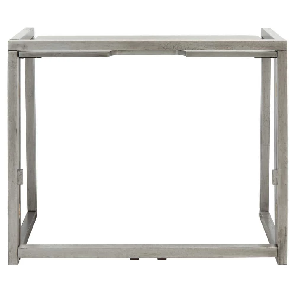 Osgood 38.2 in. Gray Wood Writing Desk by SAFAVIEH 3 Osgood 38.2 in. Gray Wood Writing Desk by SAFAVIEH
