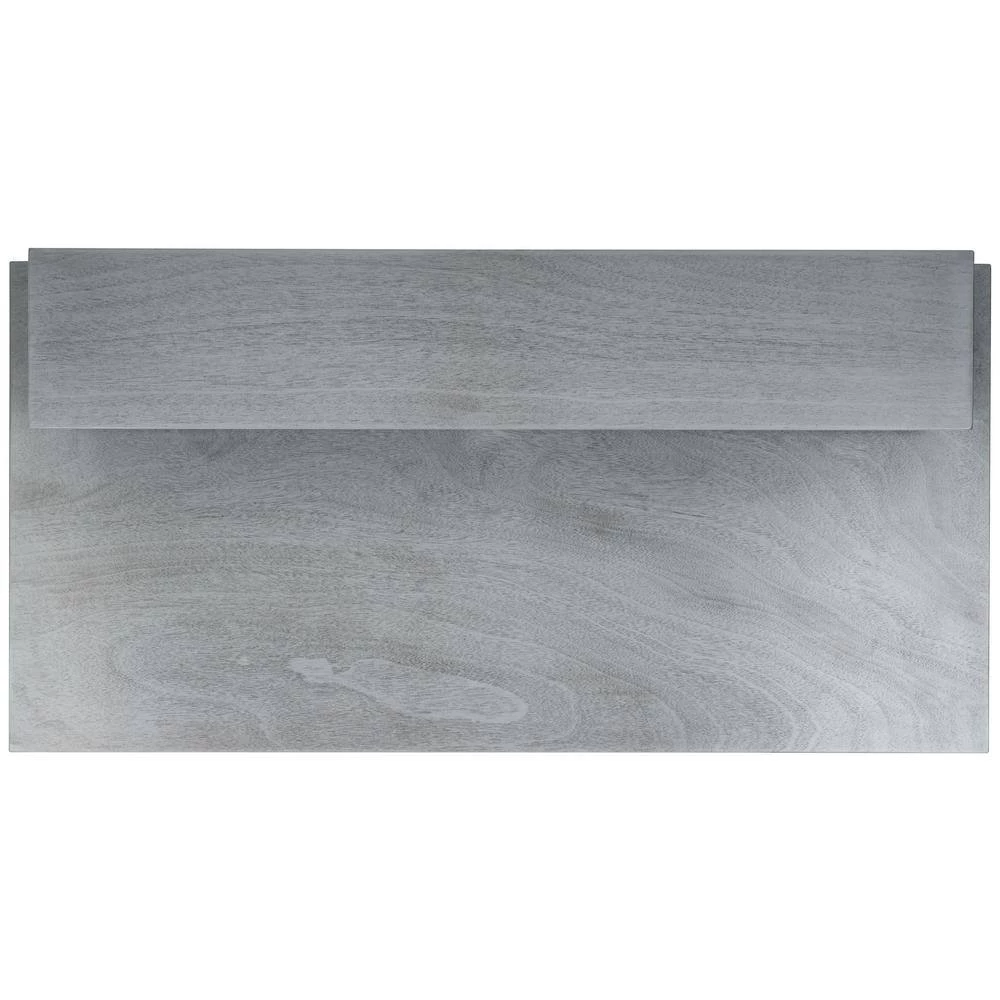 Winsome 47.2 in. Gray Wood 2-Drawer Writing Desk by SAFAVIEH 7 Winsome 47.2 in. Gray Wood 2-Drawer Writing Desk by SAFAVIEH - Image 5