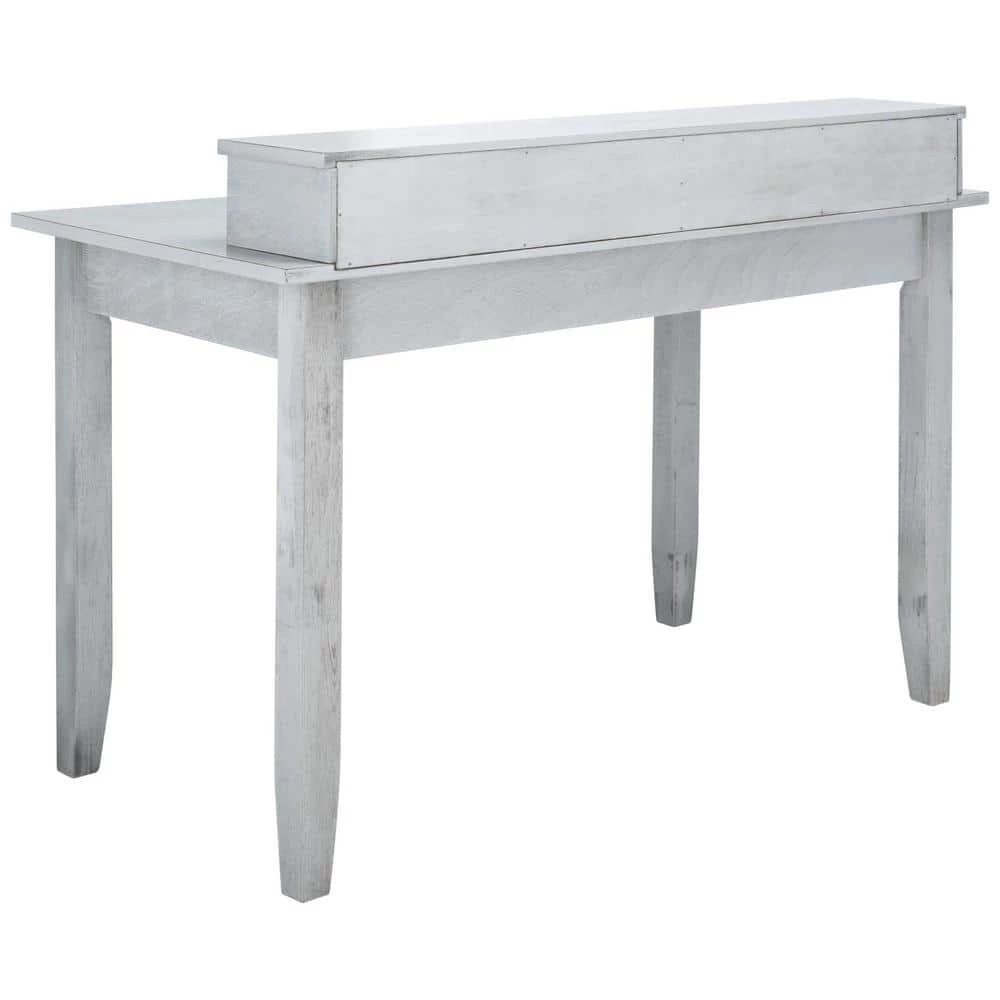 Winsome 47.2 in. Gray Wood 2-Drawer Writing Desk by SAFAVIEH 8 Winsome 47.2 in. Gray Wood 2-Drawer Writing Desk by SAFAVIEH - Image 6