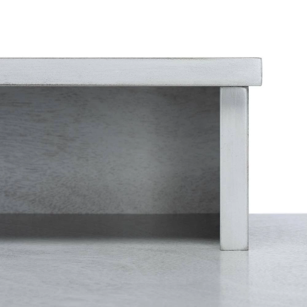 Winsome 47.2 in. Gray Wood 2-Drawer Writing Desk by SAFAVIEH 12 Winsome 47.2 in. Gray Wood 2-Drawer Writing Desk by SAFAVIEH - Image 10