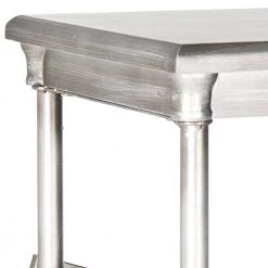 Jamison 32.5 in. Silver Metal 2-shelf Bookcase by SAFAVIEH -Safavieh Sales Store dark silver safavieh bookcases bookshelves amh1535a 44 1000